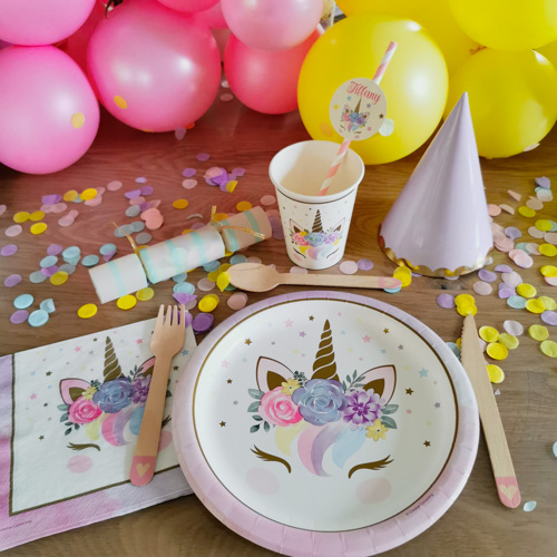 confettis en papier 100% biodégradables plutôt que les confettis métallisés pour vos kits fête pour enfants. 